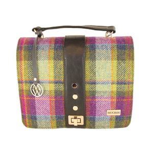 Irish Plaid Fiona Handbag Purple, Green UwU